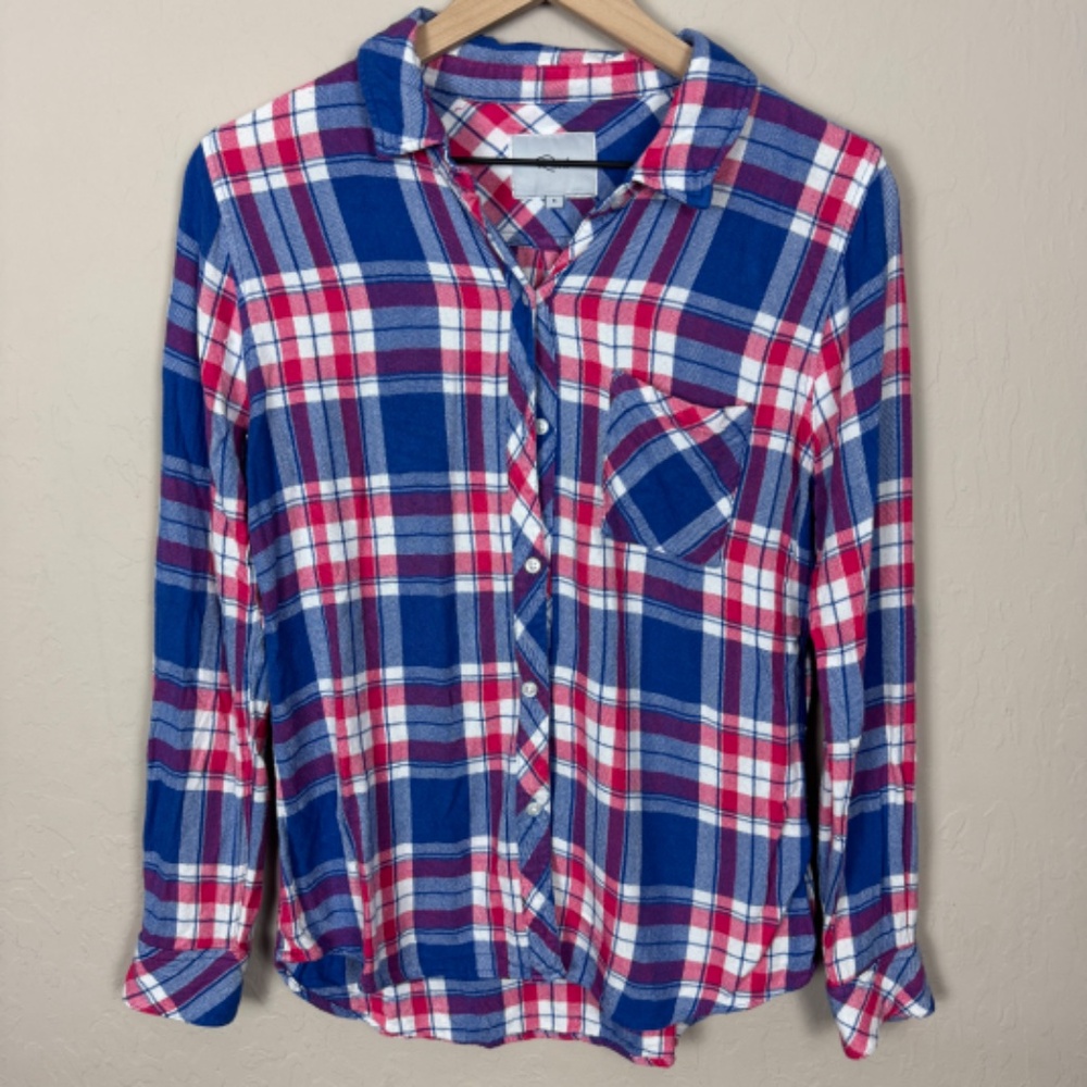 Rails Hunter Button Down In Marina Flamingo - image 5